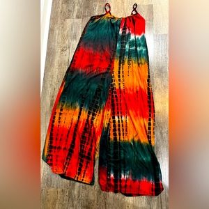 Multi color jumpsuit large